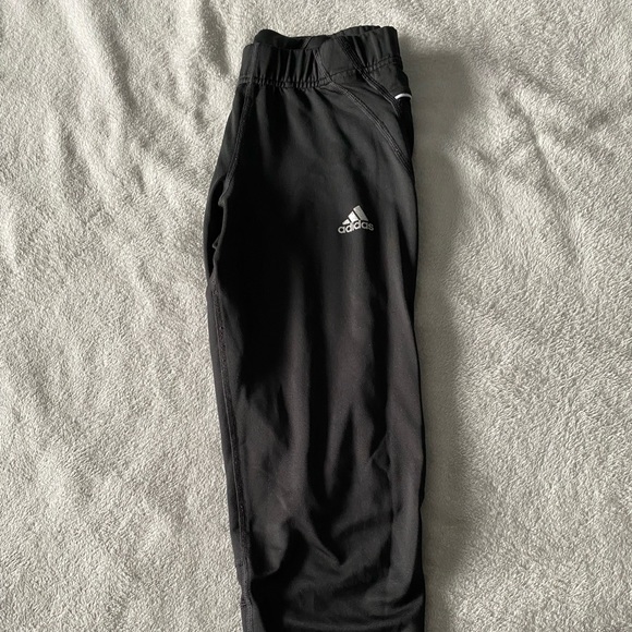 Adidas Cropped Athletic Leggings - Picture 1 of 2